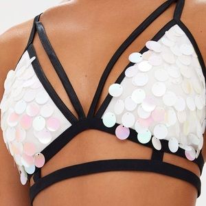 Pretty little thing sequin bralette